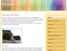 Tablet Screenshot of bellisland.net